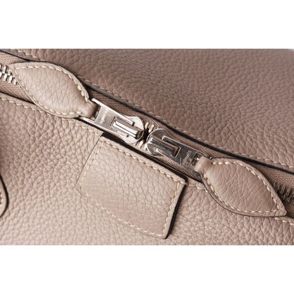 Hermes Tote Bag Taurillon Clemence Light Gray - Picture 4 of 8